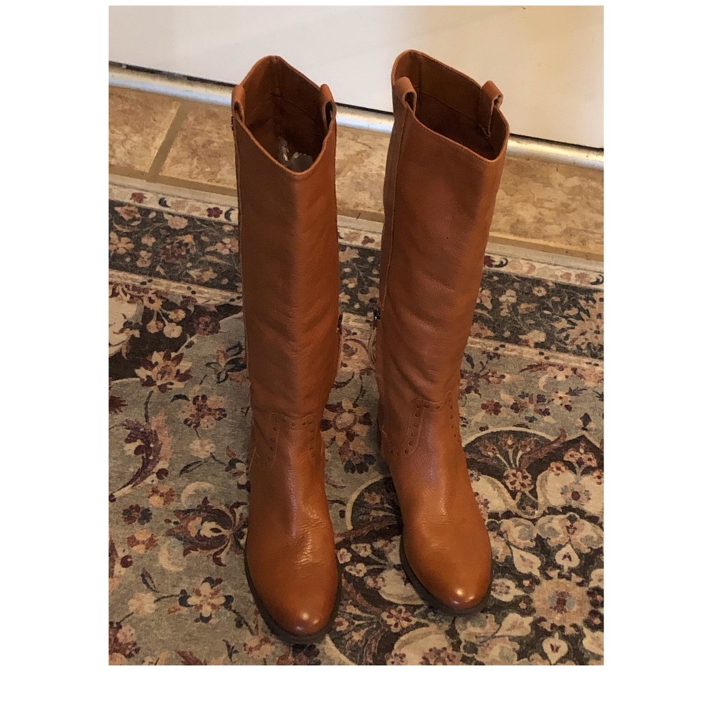 Sam Edelman Brown Leather Knee Hi Boots sz: 6.5